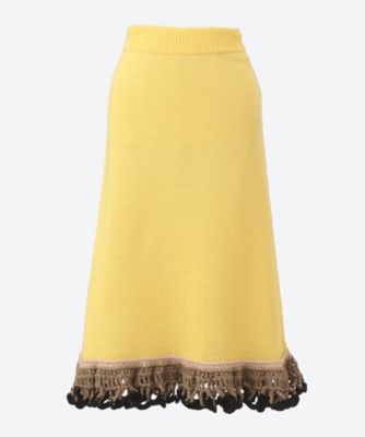 babaco (Women)/ババコ Ｒｕｆｆｌｅ―Ｈｅｍ　Ｓｋｉｒｔ　６Ｓ／ＢＡ０１―ＦＫ３１