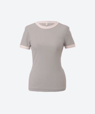 ＜babaco (Women)＞Ｔｗｉｓｔｅｄ　Ｃｏｔｔｏｎ　Ｔ―ｓｈｉｒｔ　６Ｓ／ＢＡ０１―ＣＲ７６