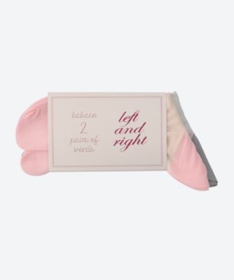 ＜babaco (Women)＞２　Ｐａｉｒｓ　ｏｆ　Ｗｏｒｄｓ　―　ｌｅｆｔ　ａｎｄ　ｒｉｇｈｔ　６Ｓ／ＢＡ０２ーＢＮ１６