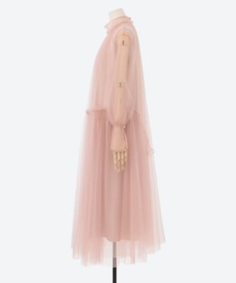 Chika Kisada シアー　チュール　ビスチェ　サーモンピンク Chika Kisada シアー チュール ビスチェ サーモンピンク Chika Kisada