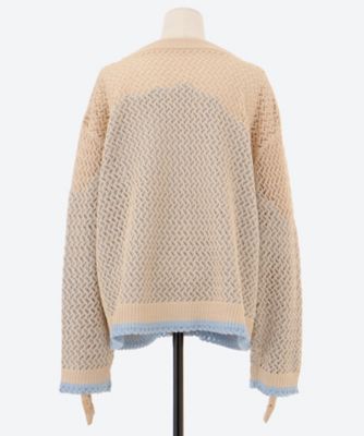 カーディガン Inside Out 2 Layers Cardigan