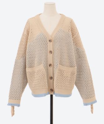 カーディガン Inside Out 2 Layers Cardigan