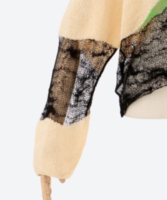 セーター Solid ＆ Fluid Zip―up Knit 6S