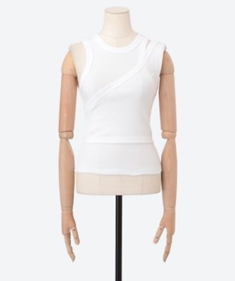 DOUBLE SHOULDER TANK TOP 12375 | HYKE