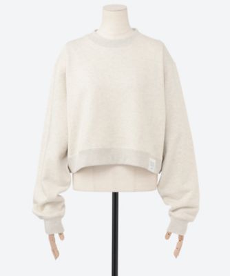 CROPPED SWEAT SHIRT 12416 | HYKE (Women