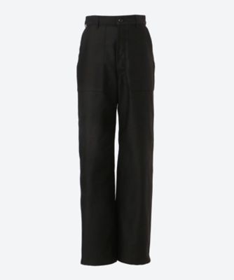 BACK SATIN BAKER PANTS 26SS／13317