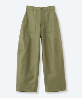 BACK SATIN BARREL―LEG PANTS 26SS