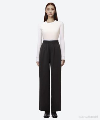 STRETCH WIDE―LEG PANTS 13332 | HYKE (Women