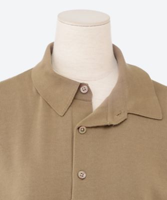 SHEER BACK POLO KNIT 11420 | HYKE (Women