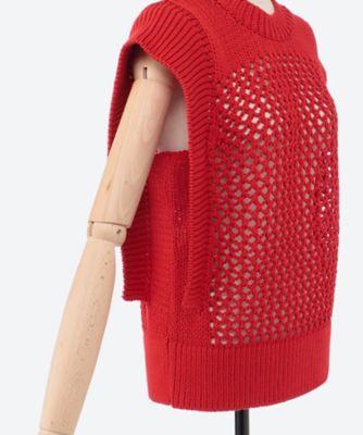 CROCHET SLEEVELESS KNIT 26SS／11426