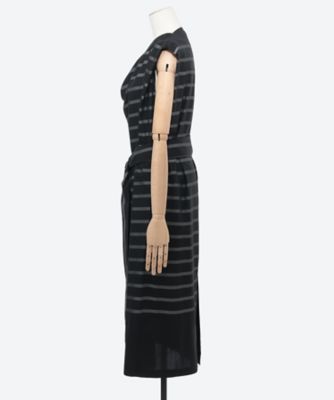 STRIPE COWL NECK DRESS 16250 | HYKE (Women
