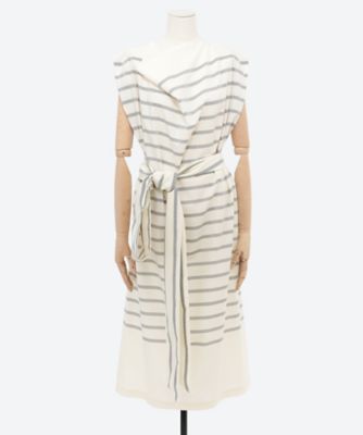 STRIPE COWL NECK DRESS 16250 | HYKE (Women