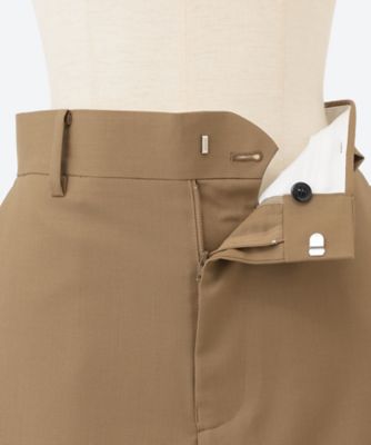 WOOL SIDE TUCK PANTS 26SS／13378 | HYKE