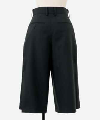 WOOL SIDE TUCK SHORTS 26SS／13379