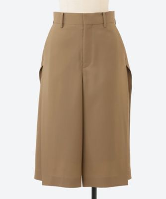 WOOL SIDE TUCK SHORTS 26SS／13379
