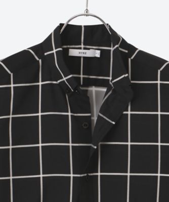 SHEER BACK WINDOWPANE SHORT―SLV