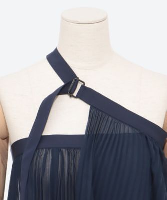 SHEER PLEATED WRAP DRESS 16254 | HYKE