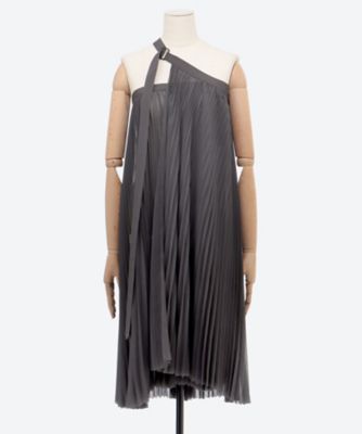 SHEER PLEATED WRAP DRESS 16254 | HYKE