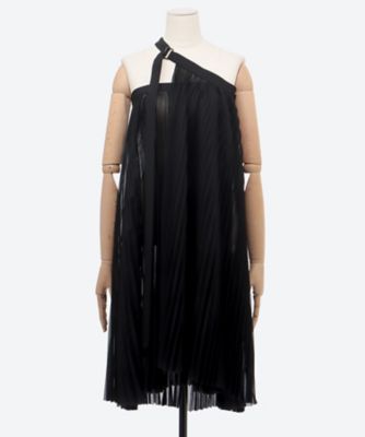 SHEER PLEATED WRAP DRESS 16254 | HYKE