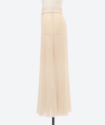 SHEER PLEATED SKIRT 26SS／14171 | HYKE