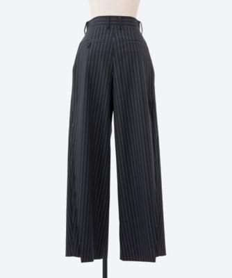 STRIPED SIDE TUCK PANTS 26SS／13380