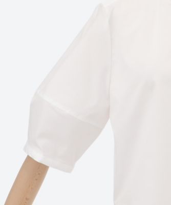 T／C BALLOON SLEEVE CROPPED BLOUSE