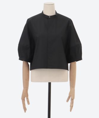 T／C BALLOON SLEEVE CROPPED BLOUSE