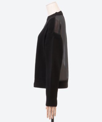 SHEER BACK GUERNSEY KNIT 26SS／11423