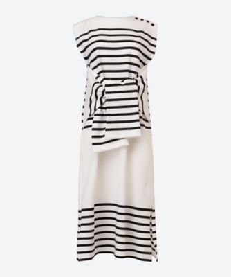 ＜HYKE (Women)＞ＴＩＥ―ＤＥＴＡＩＬ　ＢＡＳＱＵＥ　ＤＲＥＳＳ　１２４２５