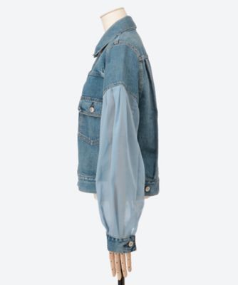 BALLOON SLEEVE DENIM JACKETTYPE2