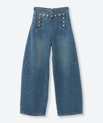 ＜HYKE (Women)＞ＳＡＩＬＯＲ　ＢＡＲＲＥＬ―ＬＥＧ　ＤＥＮＩＭ　ＰＡＮＴＳ　２６ＳＳ／１３３８６　６９