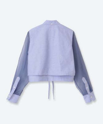 OXFORD SHEER SLEEVE SHIRT 26SS