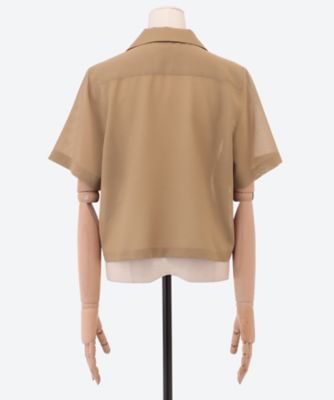 T／W VOILE CROPPED SHIRT 26SS／15256