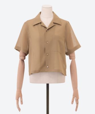 T／W VOILE CROPPED SHIRT 26SS／15256