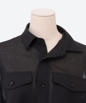 T／W VOILE BALLOON SLEEVE CROPPED