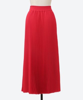TAFFETA PLEATED SKIRT 26SS／14164