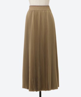 TAFFETA PLEATED SKIRT 26SS／14164
