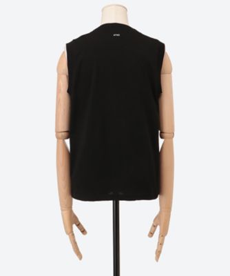 HYKE  SLEEVELESSTEE 黒 □美品HYKEハイク 【定価1.9】SLEEVELESS TEE（5.6OZ）黒 - メルカリ