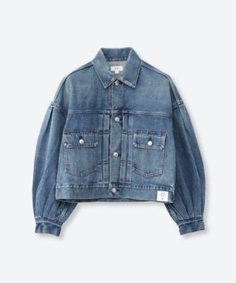 BALLOON SLEEVE DENIM JACKET