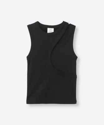 ＜HYKE (Women)＞ＬＡＹＥＲＥＤ　ＴＡＮＫ　ＴＯＰ　２６ＳＳ／１２４３５