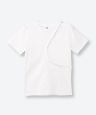 HYKE (Women)/ハイク ＬＡＹＥＲＥＤ　ＳＨＯＲＴ―ＳＬＶ　ＴＥＥ　２６ＳＳ／１２４２９
