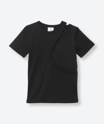 HYKE(ハイク) SHORT-SLV TEE HYKE【ハイク】CROPPED SHORT-SLV TEE (12378) | glamour online