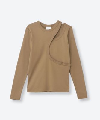 HYKE (Women)/ハイク ＬＡＹＥＲＥＤ　ＬＯＮＧ―ＳＬＶ　ＴＥＥ　２６ＳＳ／１２４３０