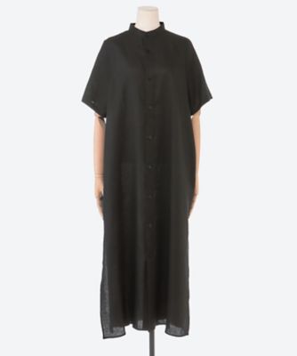 LINEN MAXI SHIRT DRESS 26SS／16257