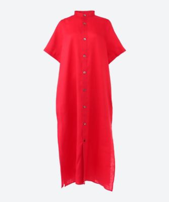 ＜HYKE (Women)＞ＬＩＮＥＮ　ＭＡＸＩ　ＳＨＩＲＴ　ＤＲＥＳＳ　２６ＳＳ／１６２５７