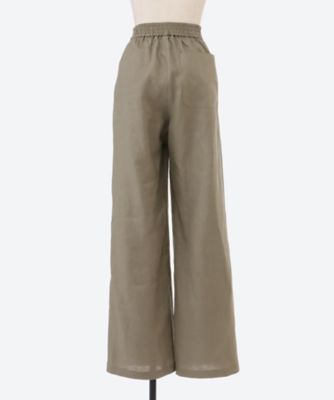 LINEN WIDE―LEG PANTS 26SS／13393 | HYKE