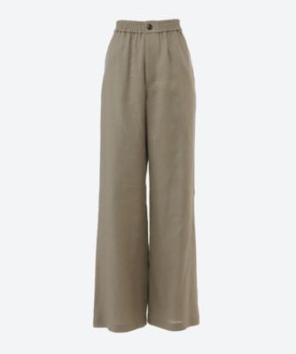 ＜HYKE (Women)＞ＬＩＮＥＮ　ＷＩＤＥ―ＬＥＧ　ＰＡＮＴＳ　２６ＳＳ／１３３９３