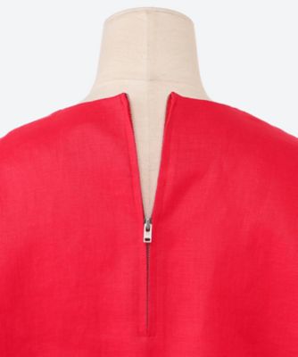 LINEN SHIRRED BLOUSE 26SS／15269 | HYKE