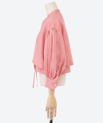 LINEN BALLOON SLEEVE BLOUSE 26SS 