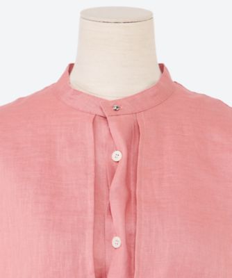 LINEN BALLOON SLEEVE BLOUSE 26SS